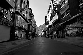 街,水平,城市