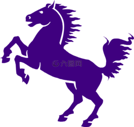 马,纹章的动物,鬃毛