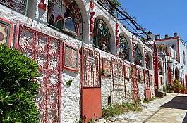 正面,建設,裝飾