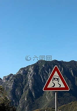 路標,注意,一扔