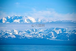 阿拉斯加州,冰川,冰