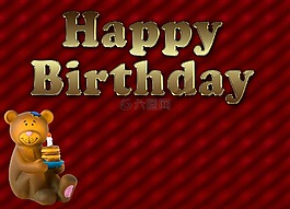 生日快樂,生日,熊