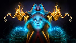 幻想,肖像,人的