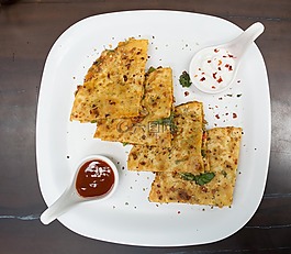 玉米餅的三明治,三明治,印度的面包