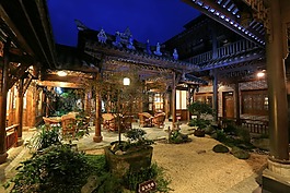 庭院,中式,古鎮