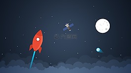 平,宇宙,天空