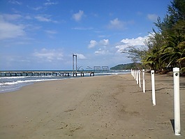 海灘,沙,海