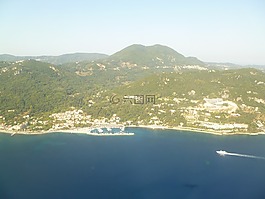 科孚島,空氣,從空中