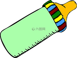 瓶,嬰兒,多彩