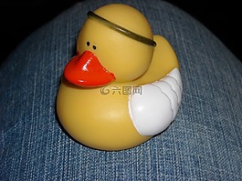 橡皮鴨,玩具,黃色