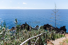 悬崖,海,大西洋