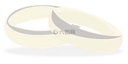 环,婚礼,褪色