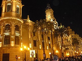 大會堂,光,夜