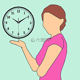時(shí)間,女子,女性