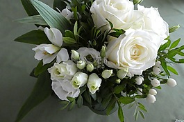 花束,婚禮,絲綢