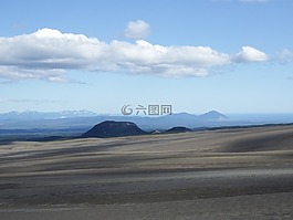 火山,山,嶺