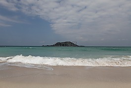 島,海,海灘