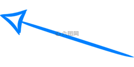 箭頭,左,藍(lán)色