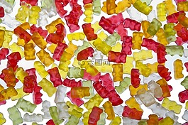 gummibär,葡萄酒的橡胶,糖果
