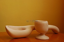 手工藝,勺子,一杯