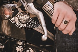 騎自行車的人,哈雷,哈雷戴維森