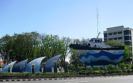 紀念碑,kapal,丹絨霹靂