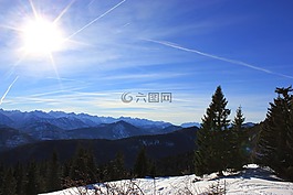 太陽(yáng),雪,冬天