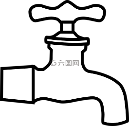 水,水龙头,铅坠