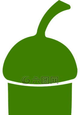 橡子,螺母,種子