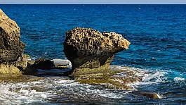 石,海,水