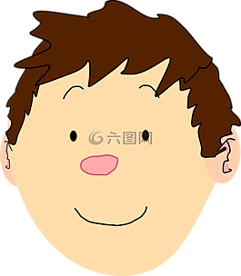 男孩,脸,头