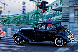 老,黑,汽車