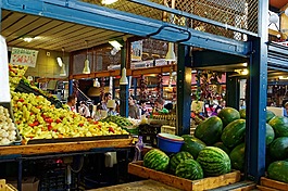 蔬菜,水果,市場
