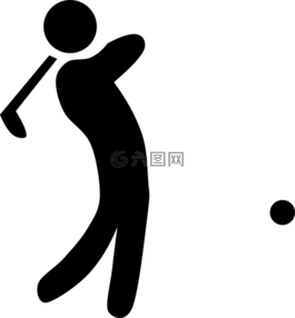 高爾夫球手,高爾夫,擺動