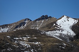 山,雪,意大利