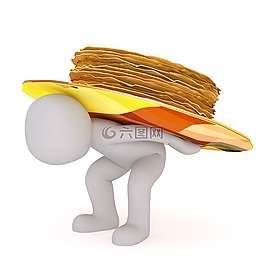 板,饼子,服务