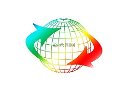 環(huán)球,世界,箭頭