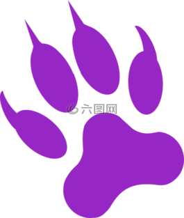 爪子,打印,狼
