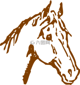 馬,頭,友好