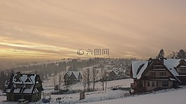 冬季,景觀,雪