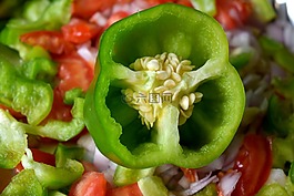 辣椒,番茄,洋蔥
