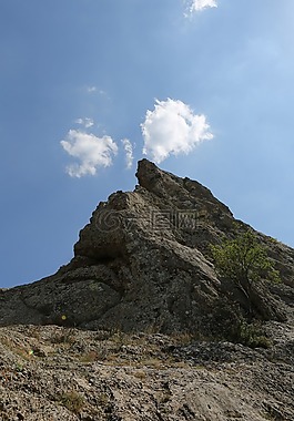 山,云,景觀