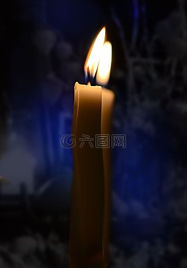 蠟燭,光,裝飾