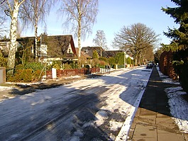 路,冬天,漢堡
