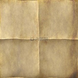 折叠后的纸张,老,信