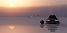 平衡,冥想,打坐
