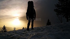 山,羅斯字段,日出