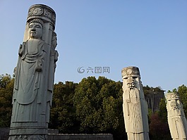 石柱,雕塑,象征