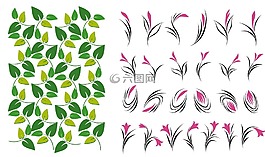葉子,模式,飾品