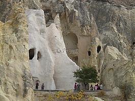 露天博物馆,göreme,钙华